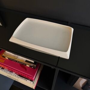 SET OF 3! 
Tina Frey Designs white Rectangular Tray